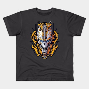 Mecha Skull S01 D80 Kids T-Shirt